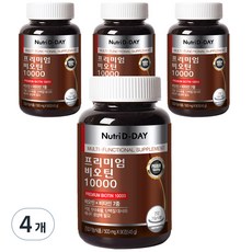 뉴트리디데이 프리미엄 비오틴 10000 45g, 90정, 4개