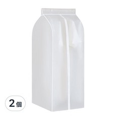 360度衣物防塵防潮罩, 針線加密網紗半透明衣物罩, 60x50x110cm, 60 x 50 x 110cm, 2個