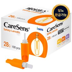 케어센스 일회용 멸균 자동 랜싯 28G 1.4mm, 100개입, 1개