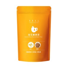午茶夫人 桂花蕎麥茶, 促進新陳代謝 無咖啡因 SGS檢驗認證, 2.6g, 10包, 1袋
