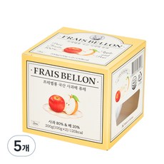 프레벨롱 국산 과일퓨레, 사과배, 200g, 5개