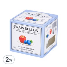 프레벨롱 국산 과일퓨레, 사과블루베리, 200g, 2개