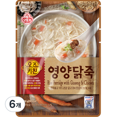 오뚜기 오즈 키친 영양 닭죽, 450g, 6개