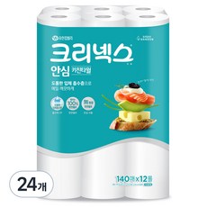 크리넥스 안심 키친타월, 12롤, 2개