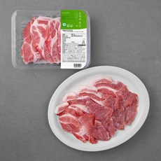 돈마루 국내산 무항생제 인증 한돈플러스 목심 구이용 (냉장), 500g, 1개
