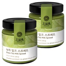 OSULLOC 綠茶牛奶抹醬, 200g, 2罐