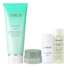 리리코스 셀 마린 휘핑 클렌징 폼 150g + 아모레퍼시픽 3종 사은품, 1세트