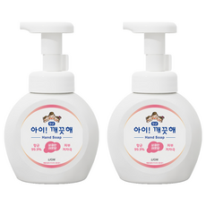 아이깨끗해 핸드워시 용기형 상큼한 레몬향, 250ml, 2개