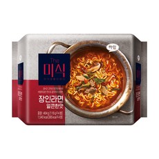 The미식 장인라면 얼큰한맛 116g, 4개