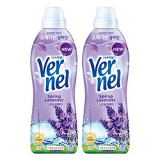 버넬 고농축 섬유유연제 스프링라벤더 본품, 900ml, 2개