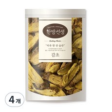 한방선생 감초 한방재료, 400g, 4개