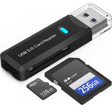 홈플래닛 USB 3.0 SD카드 리더기, RD-A01, 블랙
