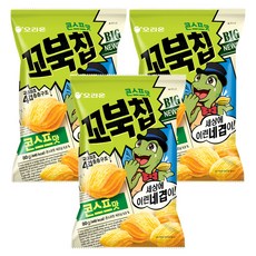 ORION 好麗友 烏龜玉米脆片 玉米濃湯口味, 80g, 3包