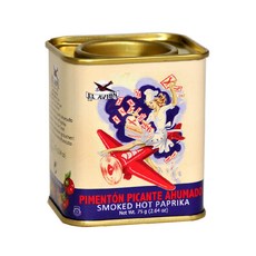 EL AVION 香料航家 天然煙燻辣味紅椒粉 復刻限量版, 75g 廚師愛用品, 1罐
