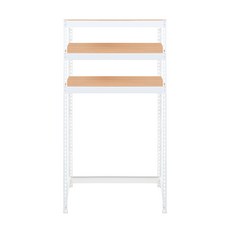 스피드랙 V2 세탁기 선반 3단 800 x 400 x 1800 mm, 화이트(앵글)