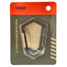 CARGO container D型登山扣(L)(軍綠), 鋁合金材質, 1個