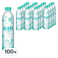 deeps 深層海水 綠色, 500ml, 100個
