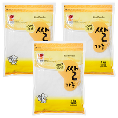 뚜레반 국내산 쌀가루, 1kg, 3개 1kg, 3개