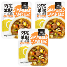 DOG CAT STAR 汪喵星球 狗狗鮮食機能餐包,閃亮羊腿佐丁香魚鱉蛋, 90%鮮肉x四色蔬果, 150g, 3包