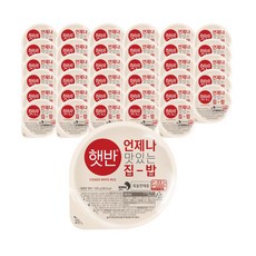 햇반 백미밥, 205g, 36개