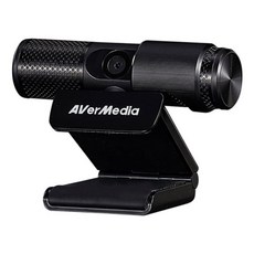 AVerMedia 圓剛科技 高畫質直播網路攝影機 Full HD 1080p 內建雙麥克風 360度旋轉設計, 1個