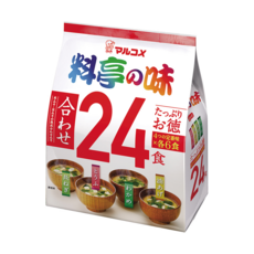 Marukome 綜合味噌湯 Set, 4種口味 x 6包, 共24包, 432g, 1袋