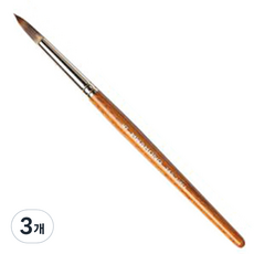 HWAHONG 華虹 環人造合成毛細毛刷 345, 5號, 3個