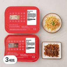 모두의집밥 마른반찬 간장 버터 진미채 250g + 고추장 멸치볶음 250g, 3세트