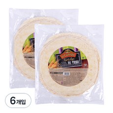 라카나스타 미션푸드 밀 또띠아 25cm, 420g, 6개