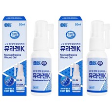수바이오 뮤라젠K 구강 및 점막 구내염 창상피복재 20ml, 2개, MU-H20