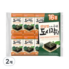 삼육김 도시락김 16p, 64g, 2개 64g(1개), 2개