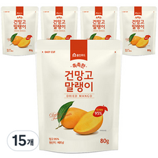 홈인푸드 건망고 말랭이, 80g, 15개