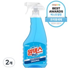 윈덱스 스프레이 유리세정제, 500ml, 2개