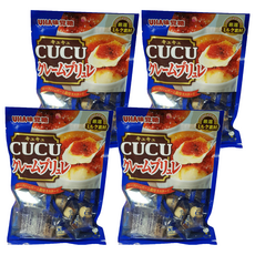 UHA 味覺糖 CUCU焦糖布丁糖 80g, 4袋