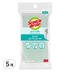 스카치브라이트 3M 망사 수세미, 1개입, 5개
