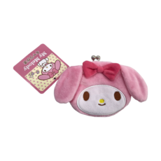 Sanrio 三麗鷗 美樂蒂絨布扣型零錢包