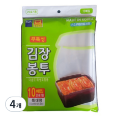 우진크린라이프 김장봉투, 특대형(약20포기), 10개입, 4개