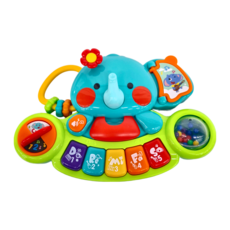 Hola Toys 小萌象探索琴，寶寶的手指訓練師, 1組