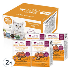 카루펫푸드 전연령 고양이 클래식 스튜, 치킨+크랩, 624g, 2개 닭, 624g, 2개