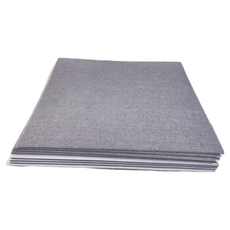 新拼接地墊 TPR Set 10片, P50淺灰, 50*50, 聚酯纖維/TPR, 50 x 50 x 0.4cm, 淺灰色, 1包