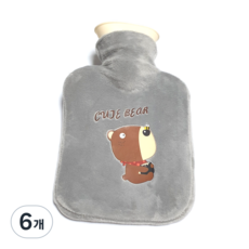 배리툴 보온 물주머니 베어 250ml, 6개