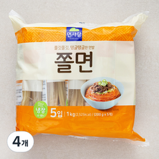면사랑 냉장 쫄면 5입, 1kg, 4개