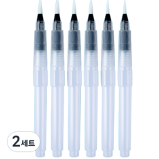 固體水彩畫水彩筆 3種 一般, 2組, 150mm