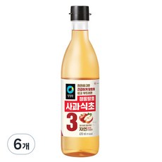 대상 청정원 정통사과식초, 470ml, 6개