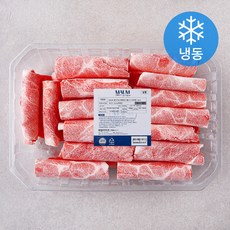 MAUM 미국산 앞다리살 돌돌말이 불고기 제육용 3mm (냉동), 1kg, 1개