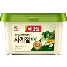 해찬들 사계절 쌈장, 3kg, 1개 3kg, 1개