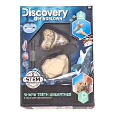 Discovery 鯊魚牙齒迷你挖掘套組, 2入, 1組