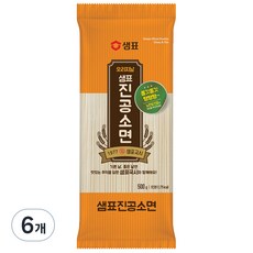 샘표 오리지날 진공소면, 500g, 6개