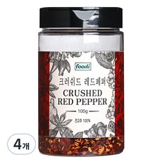 foodi 크러쉬드레드페퍼, 100g, 4개