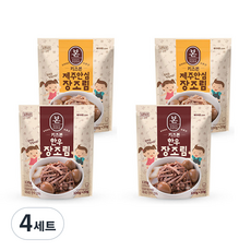베이비본죽 키즈본 장조림 120g x 2종 세트, 한우, 제주안심, 4세트